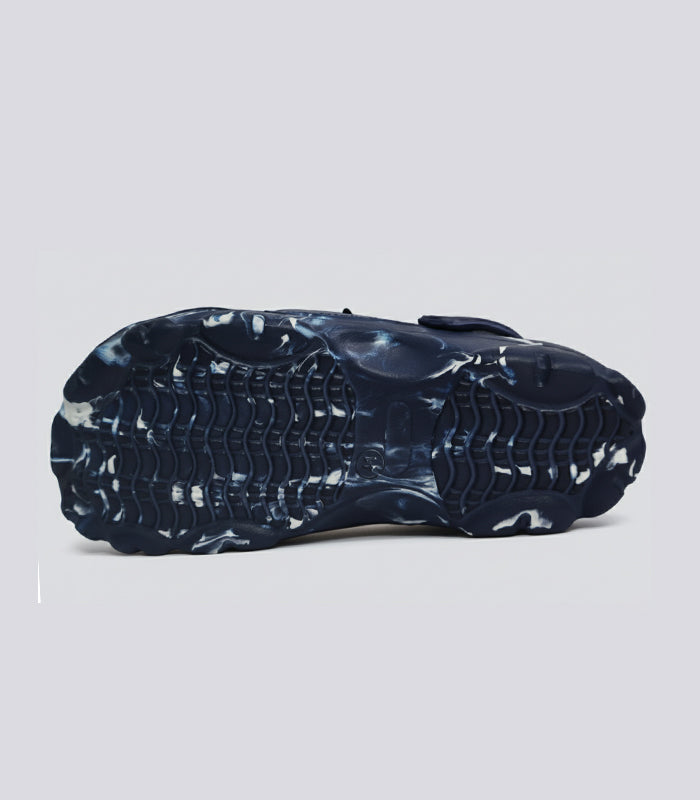 Leopard series marble print clogs