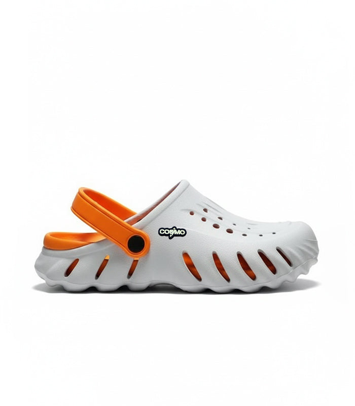 Dual series two-tone ventilated clogs