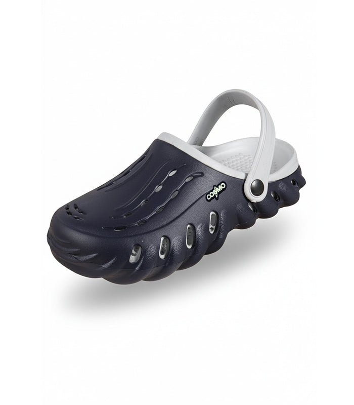 Dual series two-tone ventilated clogs