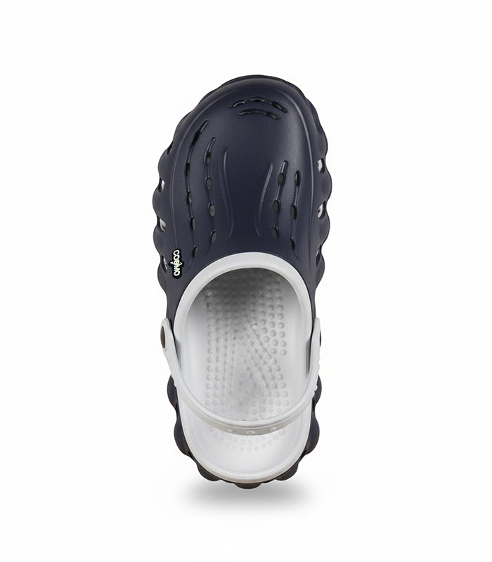 Dual series two-tone ventilated clogs