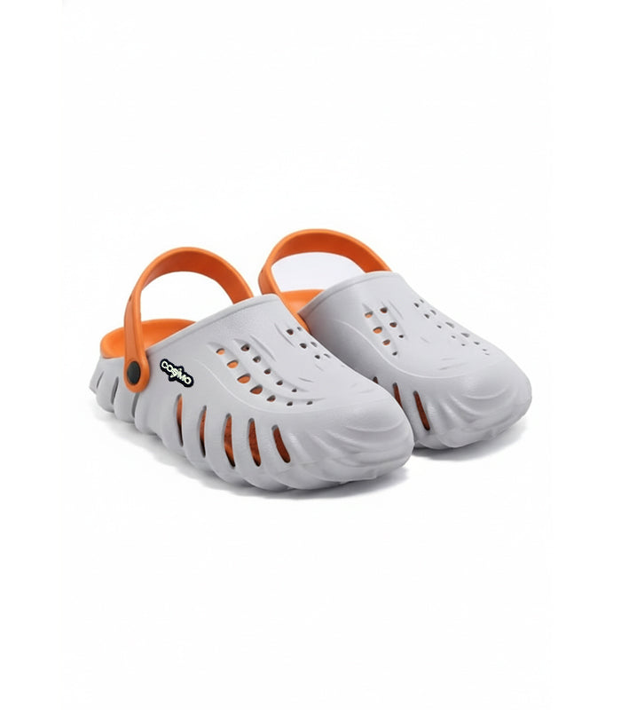 Dual series two-tone ventilated clogs