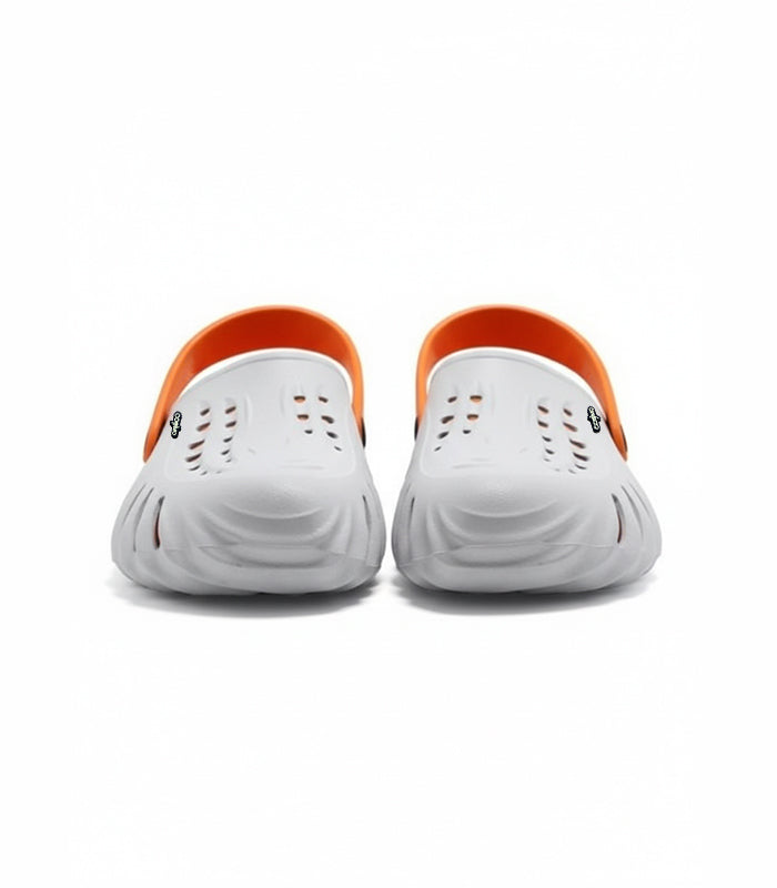 Dual series two-tone ventilated clogs