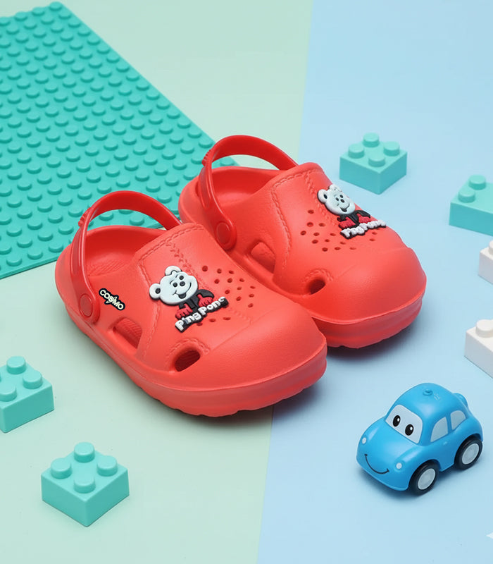 DUGGU SERIES Kids Bear Design Clogs