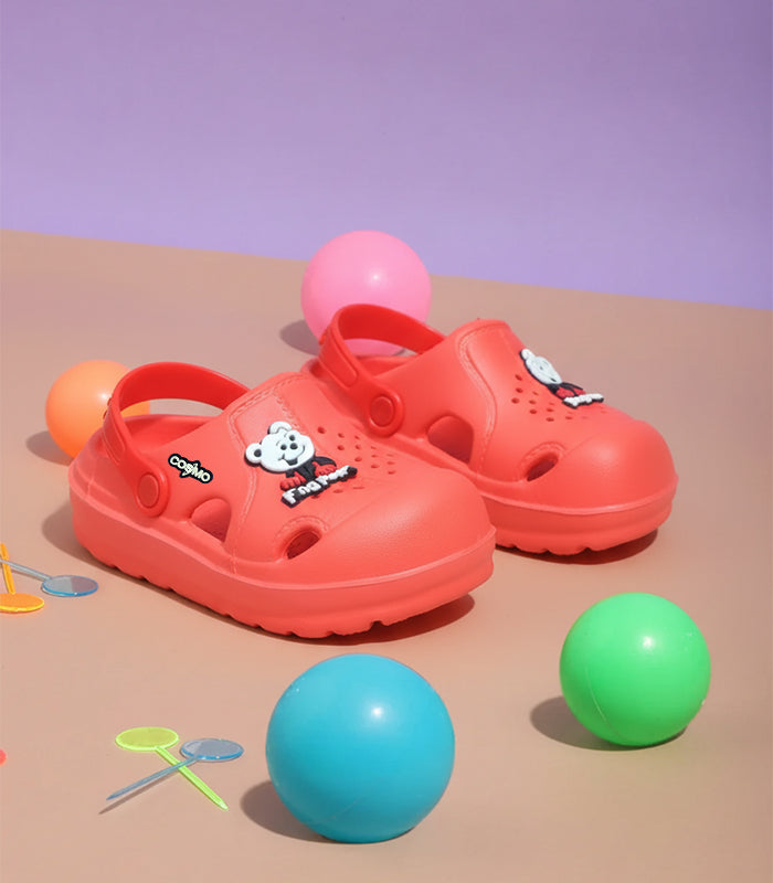 DUGGU SERIES Kids Bear Design Clogs