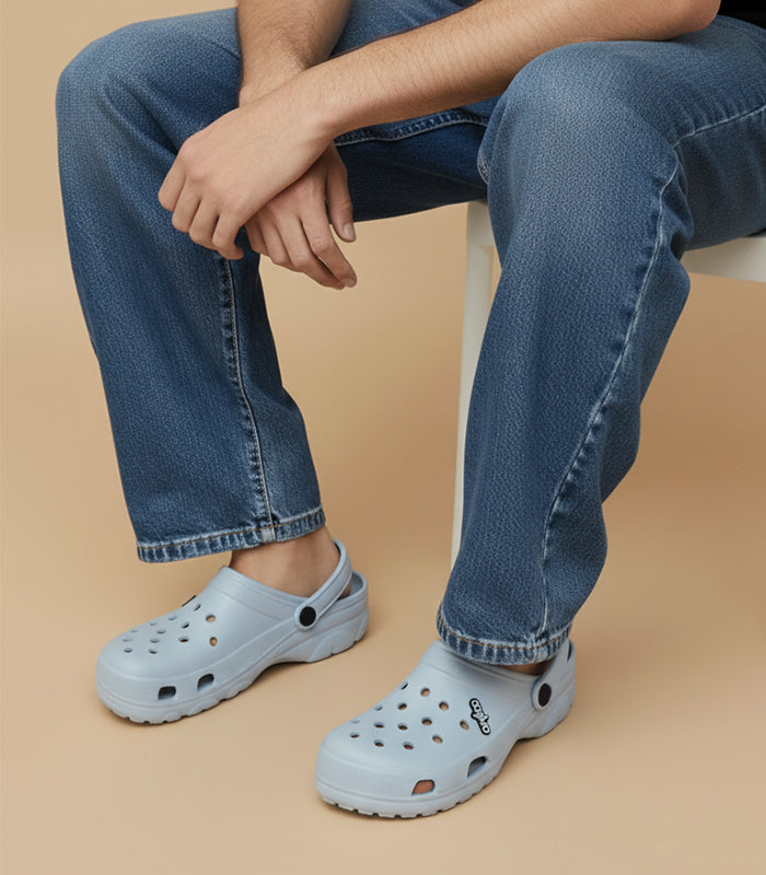 Basic crocodile series lightweight eva clogs